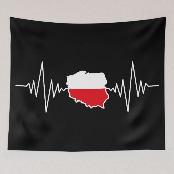 Item preview, Poland Heartbeat - Poland Silhouette Heart Love designed and sold by mgoo.