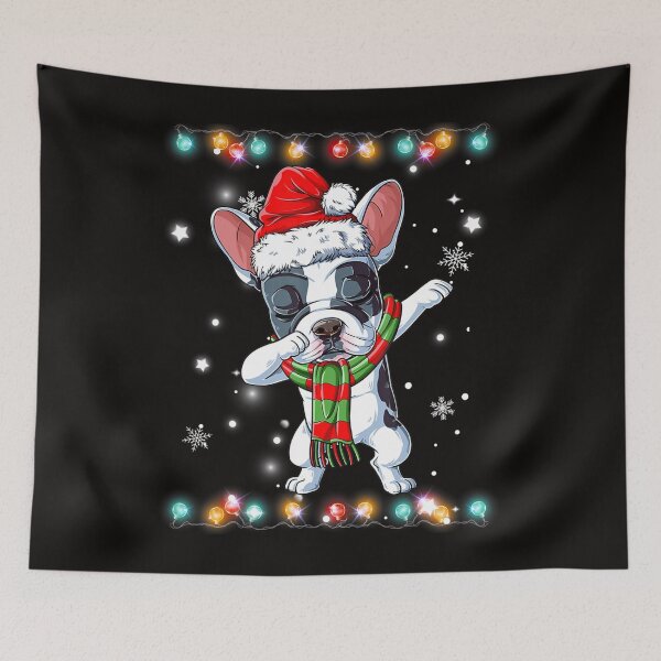 Item preview, Dabbing French Bulldog Santa Christmas designed and sold by KendraHenke.