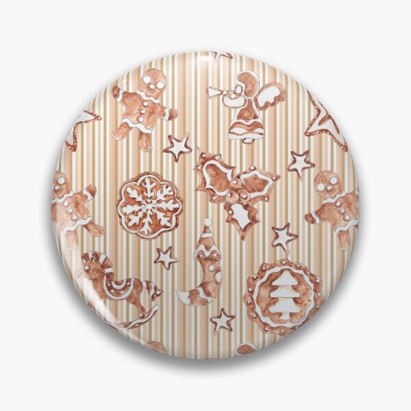 Item preview,  Christmas patterns with gingerbread designed and sold by Openspace2020.