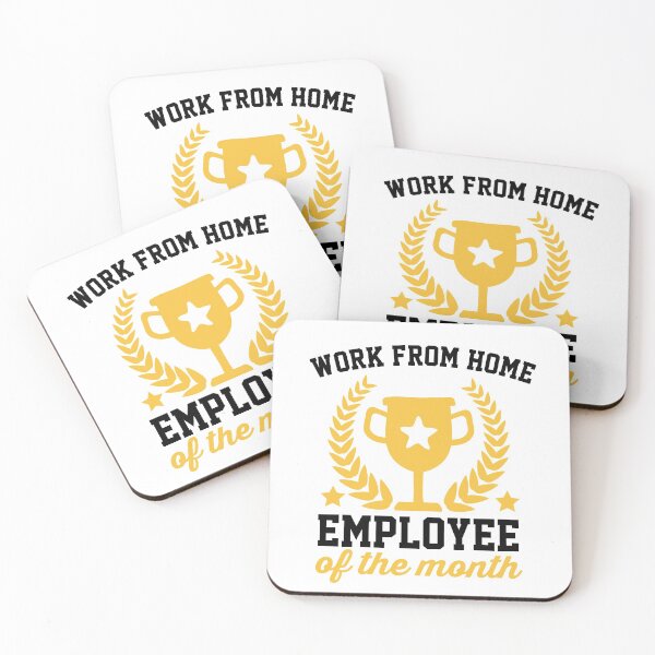 Item preview, Work Work From Home Employee Of The Month designed and sold by DeeXdesigns.