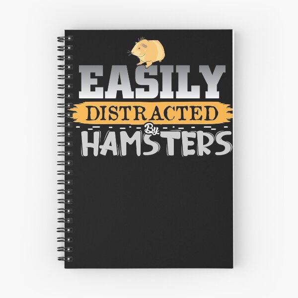 Item preview, Easily distracted by Hamsters cute animal design designed and sold by Grinover.