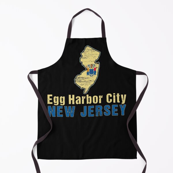Item preview, Egg Harbor City New Jersey State Distressed Flag Outline designed and sold by ha10378.