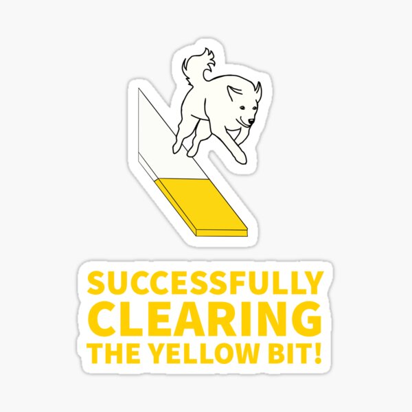 Item preview, Clearing the yellow! designed and sold by CorgiButtMedia.