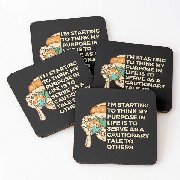 Item preview, I’m starting to think my purpose in life is to serve as a cautionary tale to others | Sarcastic Foodie designed and sold by FitBeast.