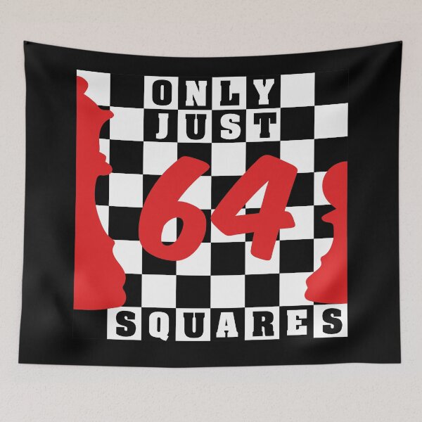 Item preview, Chess Only just 64 squares designed and sold by Lees Tees.