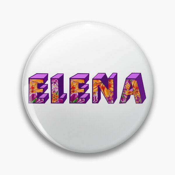 Artikelvorschau, Top 10 der besten personalisierten Geschenke 2022 – Elena personalisiert, personalisiertes Blumenmuster – individueller Name in Ombre entworfen und verkauft von Artonmytee.