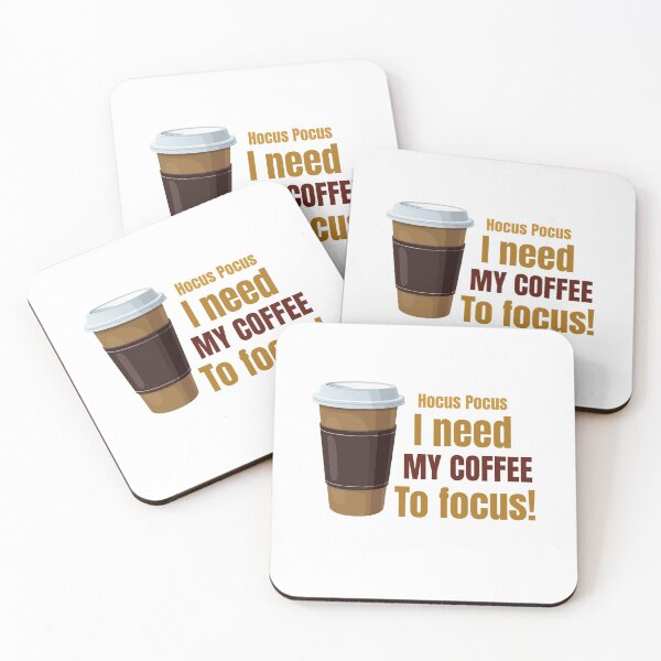 Item preview, HOCUS POCUS I NEED MY COFFEE TO FOCUS! designed and sold by 30-Merch.