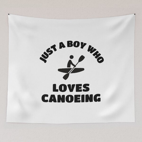 Item preview, Just a boy who loves canoeing designed and sold by TheGreenGoat.