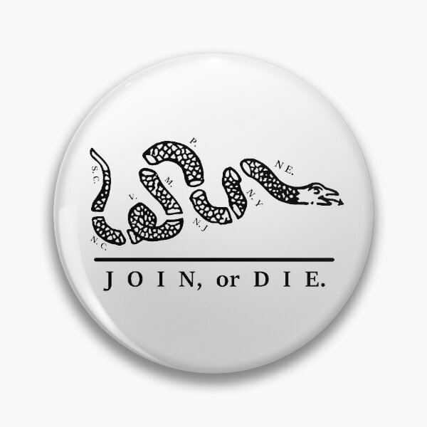 Item preview, join or die flag designed and sold by tony4urban.