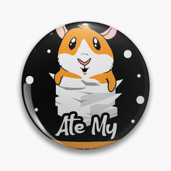 Item preview, Ginea Pig ate my Homework cute hamster design designed and sold by Grinover.