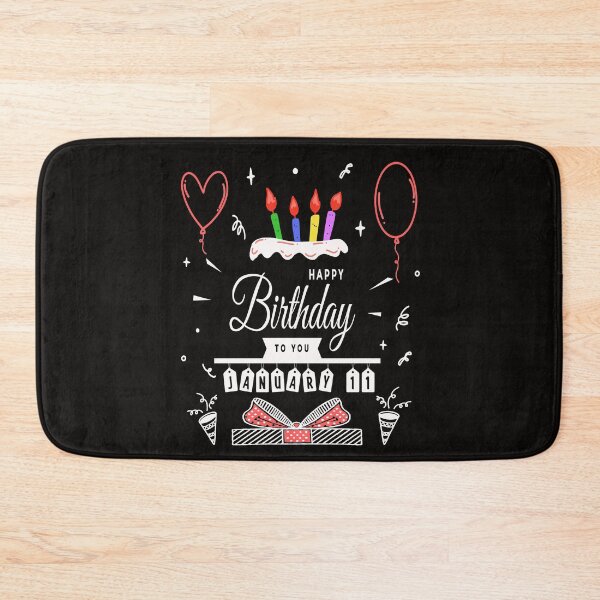 Item preview, happy birthday January 11 st designed and sold by virilamissa.