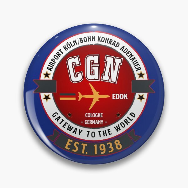 Item preview, CGN Airport Cologne Bonn Germany - Vintage Design designed and sold by FouDeeziner.