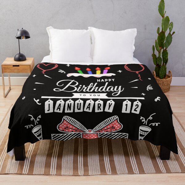Item preview, happy birthday January 12 st designed and sold by virilamissa.