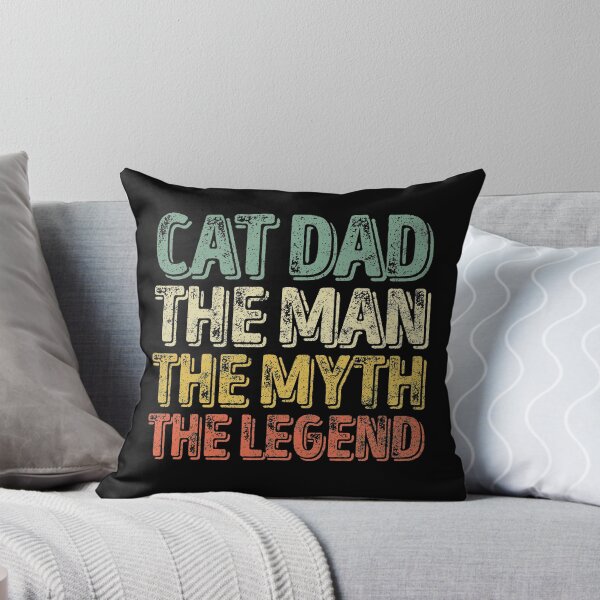 Item preview, Cat Dad The Man The Myth The Legend Shirt Funny Christmas Gift designed and sold by KuznecovaDesign.