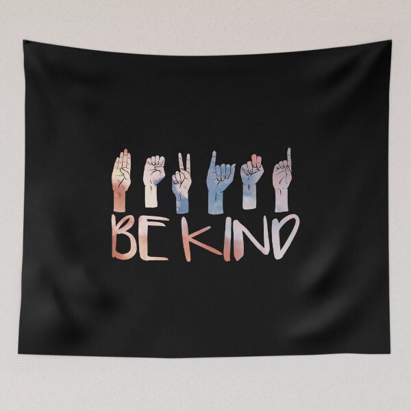 Item preview, Be Kind Hand Sign Language Teachers Interpreter ASL designed and sold by kindxinn.