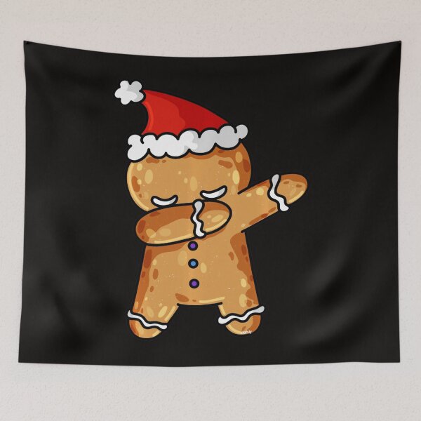 Item preview, Dabbing Gingerbread Man Santa Dab Christmas designed and sold by KendraHenke.