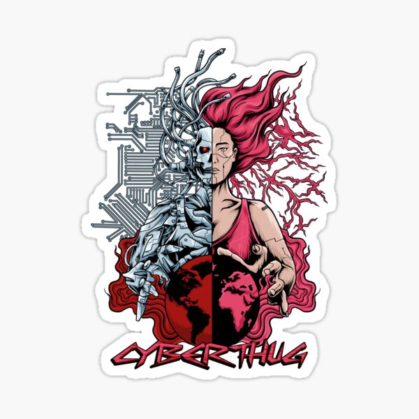 Cyber Thug Sticker