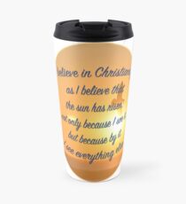 C.S. Lewis on Christianity Travel Mug
