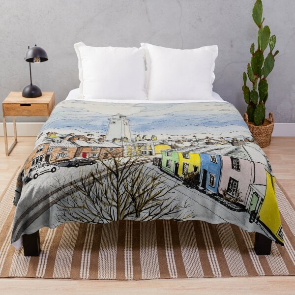 Item preview, Snow Day in Southwold Painting designed and sold by Tom Crittenden.