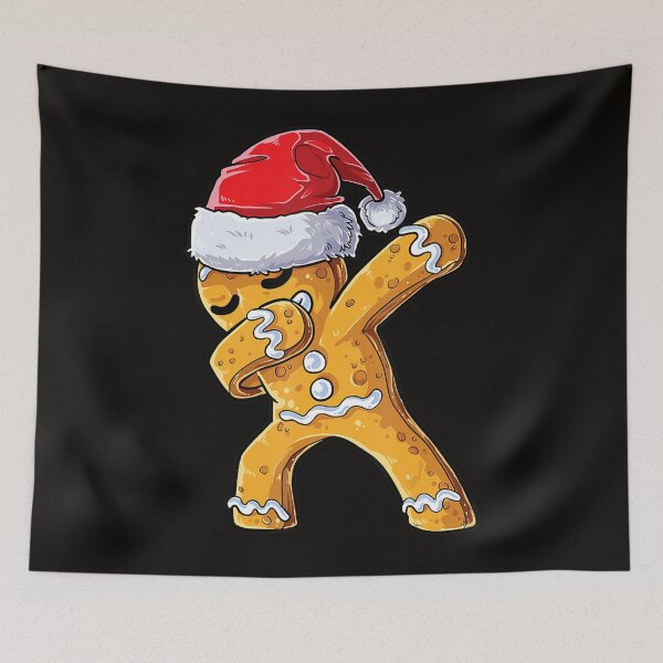 Item preview, Dabbing Gingerbread Santa Christmas Xmas Cookie designed and sold by KendraHenke.