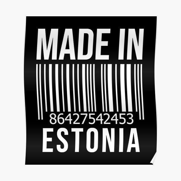 Made in Estonia Poster
