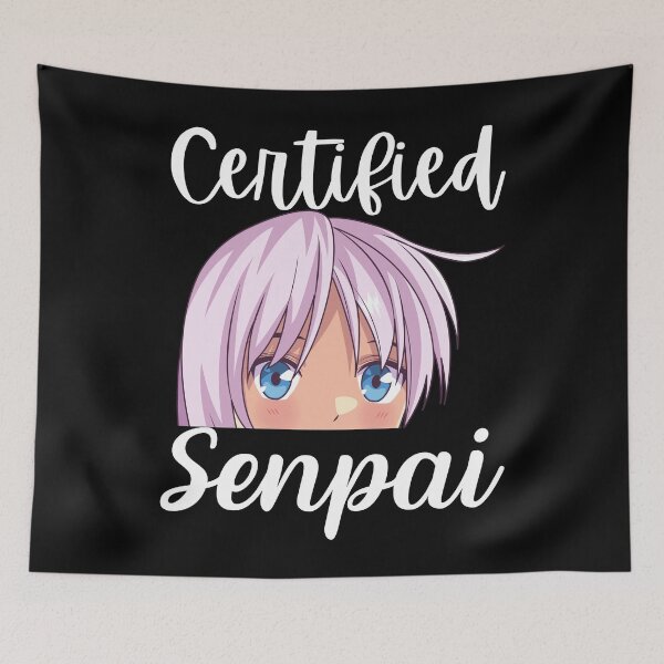 Item preview, Funny Anime Girl Merch - Certified Senpai designed and sold by Murraysworkout.