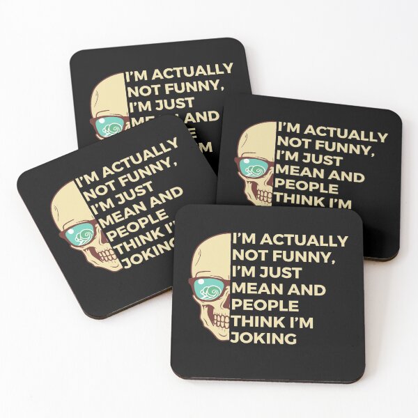 Item preview, I’m actually not funny, I’m just mean and people think I’m joking | Sarcasm designed and sold by FitBeast.