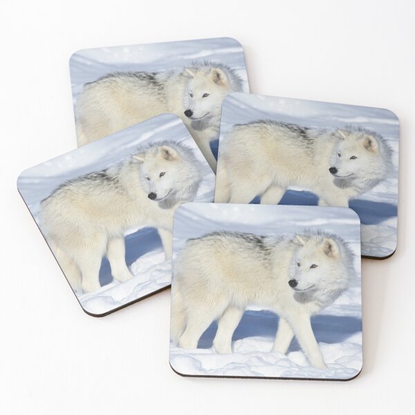 Item preview, Snow wolf (Arctic wolf) designed and sold by Poete100.
