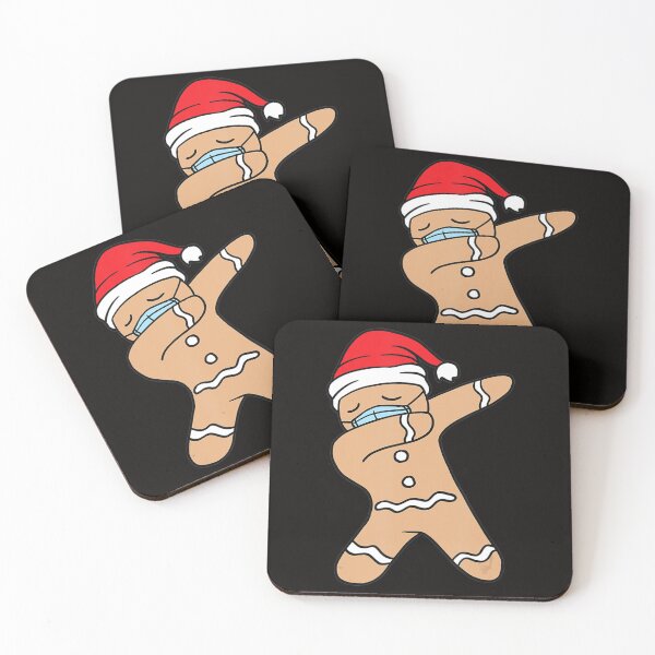 Item preview, Dabbing Gingerbread Santa Xmas Dab Face Mask Christmas Gift designed and sold by KendraHenke.