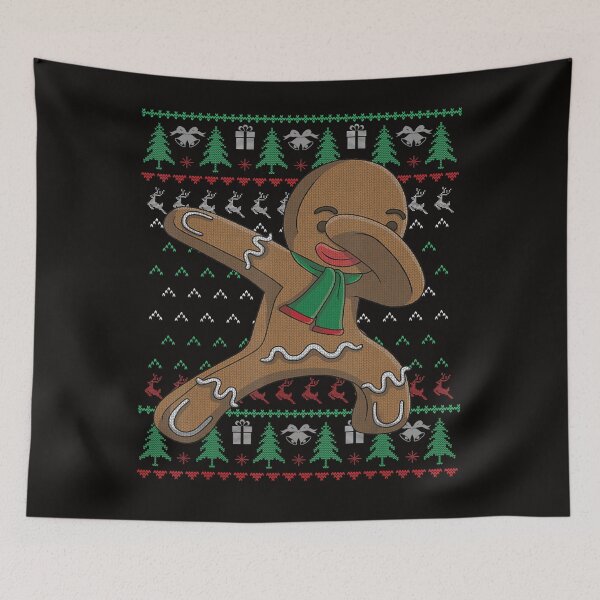 Item preview, Dabbing Gingerbread Ugly Sweater Christmas Cookie Funny Gift designed and sold by KendraHenke.