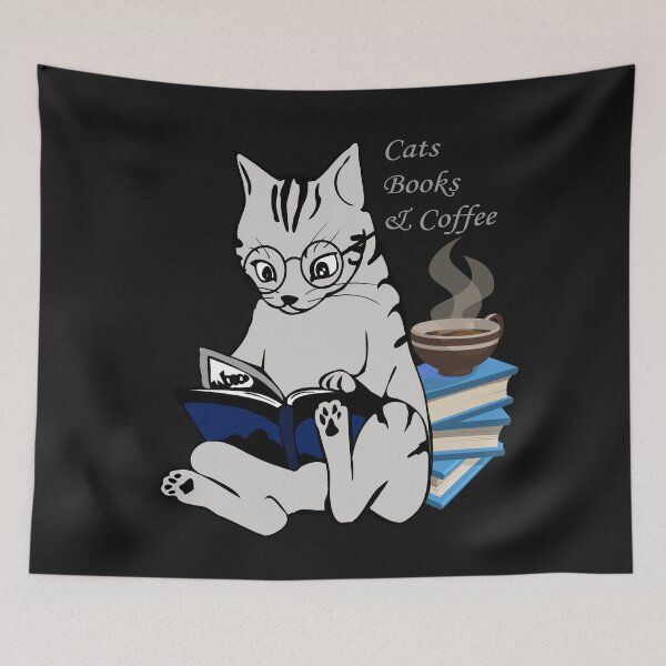 Item preview, Cats Books And Coffee designed and sold by thersant.
