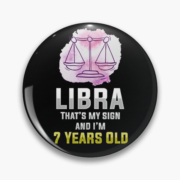 Item preview, Prueba de signo del zodíaco: Libra es mi signo y tengo 7 años designed and sold by TGWCAMPER.
