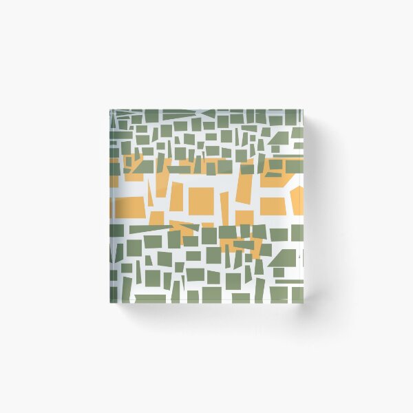 Item preview, Pattern Shape illustration in yellow and light green designed and sold by chrstdnl.