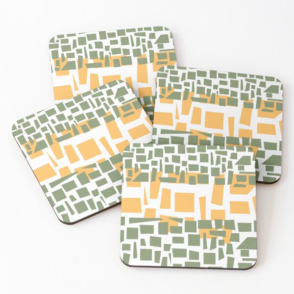 Item preview, Pattern Shape illustration in yellow and light green designed and sold by chrstdnl.