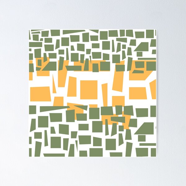 Item preview, Ilustración de forma de patrón en amarillo y verde claro designed and sold by chrstdnl.