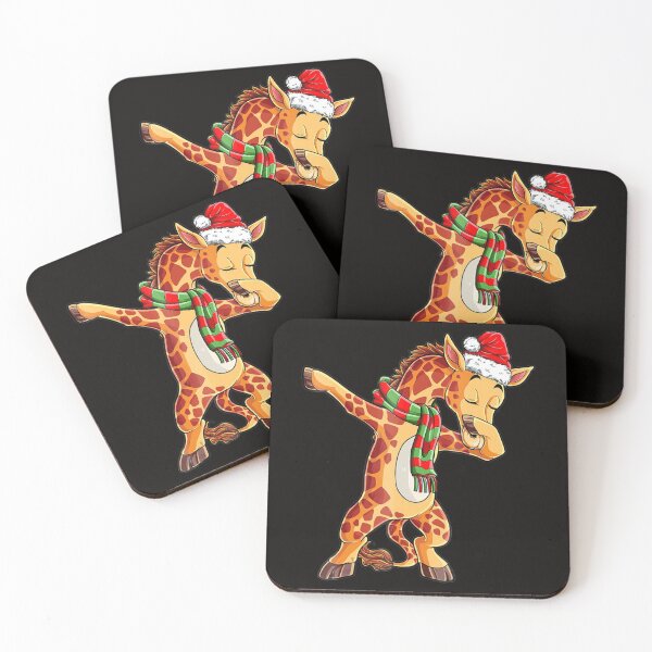 Item preview, Dabbing Giraffe Santa Christmas designed and sold by KendraHenke.