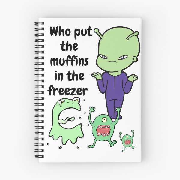 Item preview, Who put the muffins in the freezer designed and sold by justjanetvos.