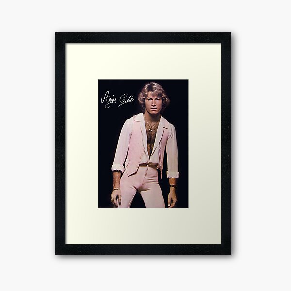 Affiche d'Andy Gibb Impression encadrée