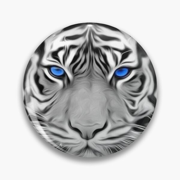 Item preview, White Tiger with blue eyes designed and sold by Rammohanrao Kilari.