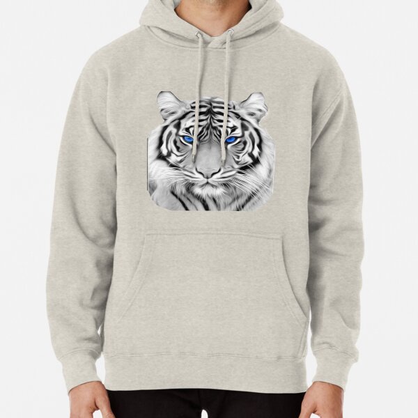 Go Bengals Tiger Stripes White Hoodie