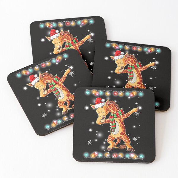Item preview, Dabbing Giraffe Santa Christmas designed and sold by KendraHenke.