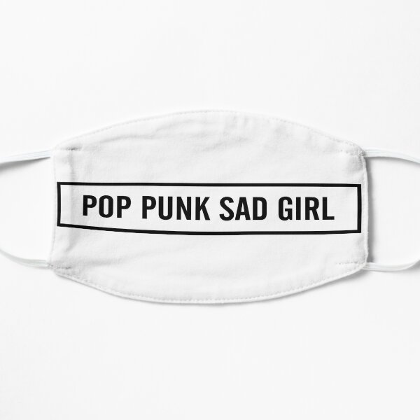 Pop Punk Sad Girl 2 Flat Mask