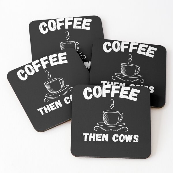 Item preview, COFFEE THEN COWS designed and sold by MyTrendStore.