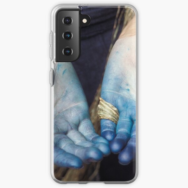 Blue Black Hmong Samsung Galaxy Soft Case