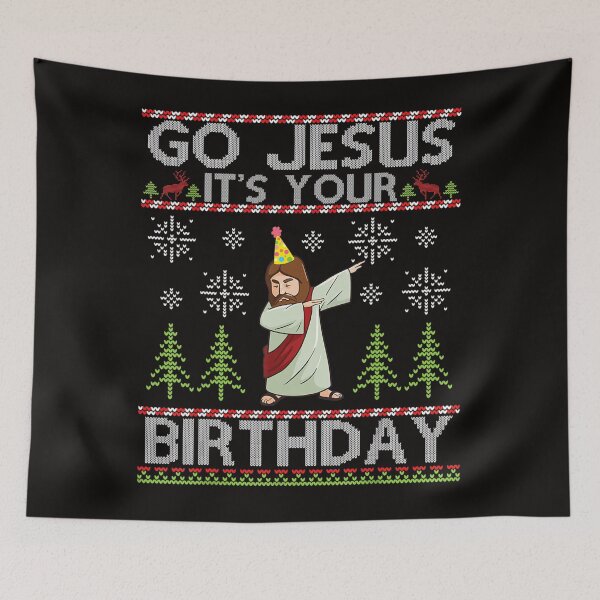 Item preview, Dabbing Go Jesus Its Your Birthday Merry Christmas Day designed and sold by KendraHenke.