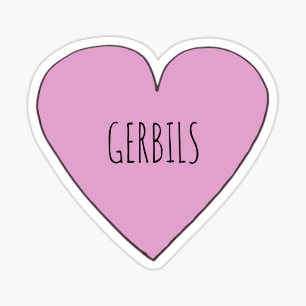 Vista previa del artículo con la obra «Gerbil Love», diseñado y vendido por Bundjum.