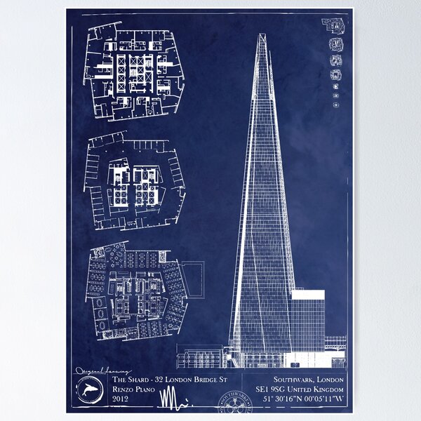 Item preview, The Shard Architecture Blueprint [A] designed and sold by T44BluePrints.