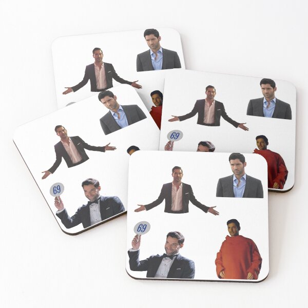 Item preview, Funny Lucifer Stickers Pack designed and sold by ArtsyShachar.