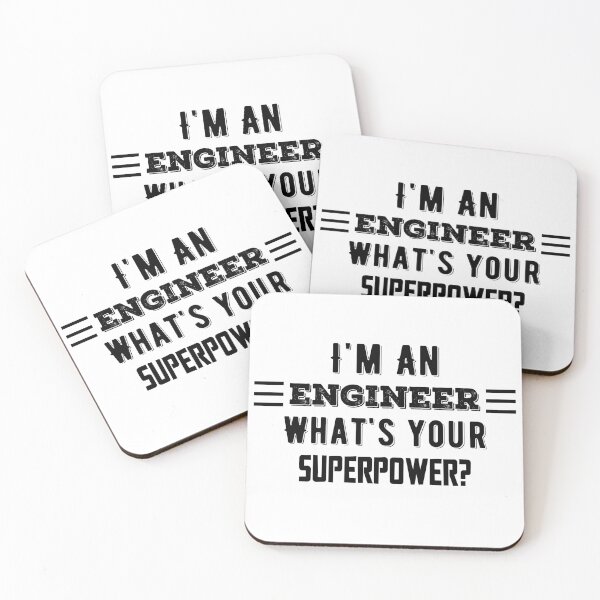 Item preview,  I'm An Engineer What's Your Superpower? Funny Quote designed and sold by AritraSur.
