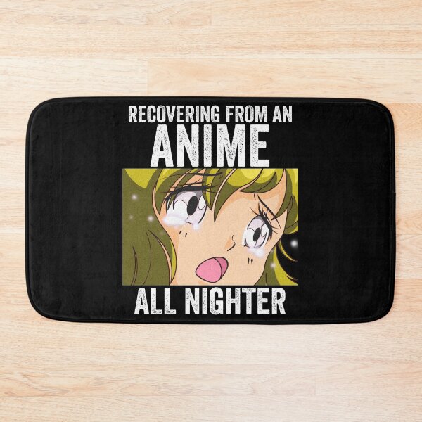 Item preview, Funny Anime Girl Merch - Recovering From An Anime All Nighter designed and sold by Murraysworkout.